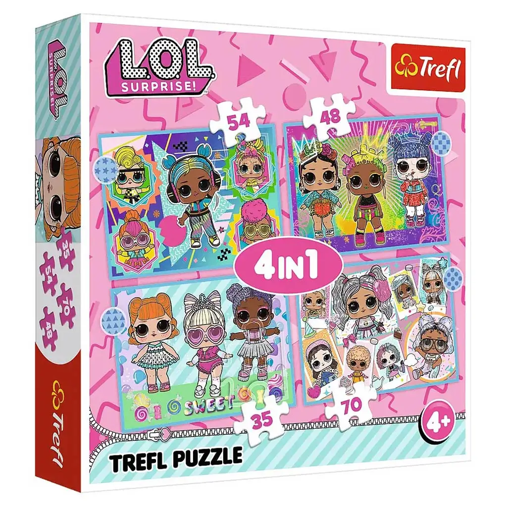 L.O.L Surprise Puppen 4-in-1 Puzzle - Trefl