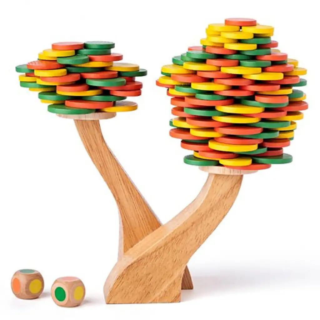 Geschicklichkeitsspiel im Baumkronenbau