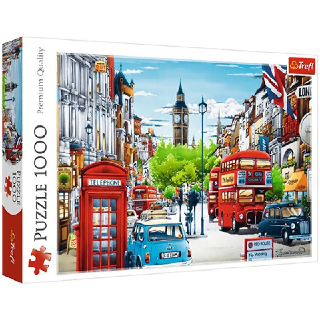 Londoner Straße 1000-teiliges Puzzle - Trefl