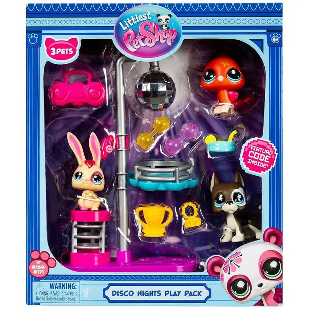 Littlest Pet Shop: Disco 3er-Figuren-Set kép 2