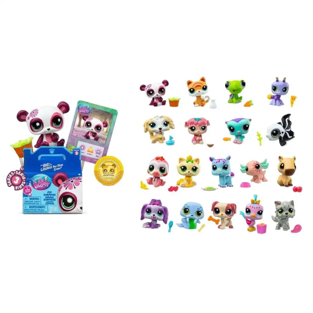 Littlest Pet Shop: Überraschungspackung mit 1 Figur und Zubehör, Serie 3 kép 2