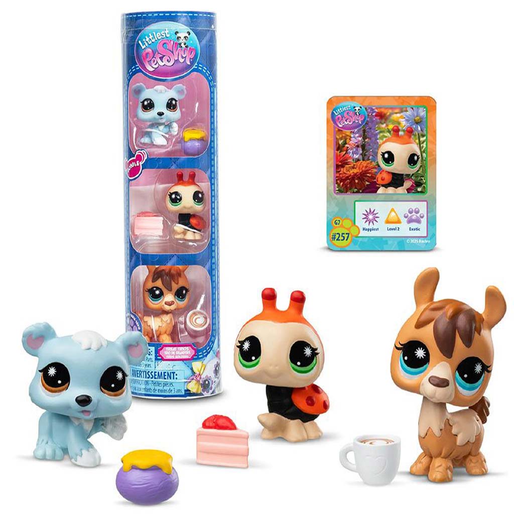 Littlest Pet Shop: Jegesmedve, katica, láma 3db-os figura csomag 4. széria kép 1