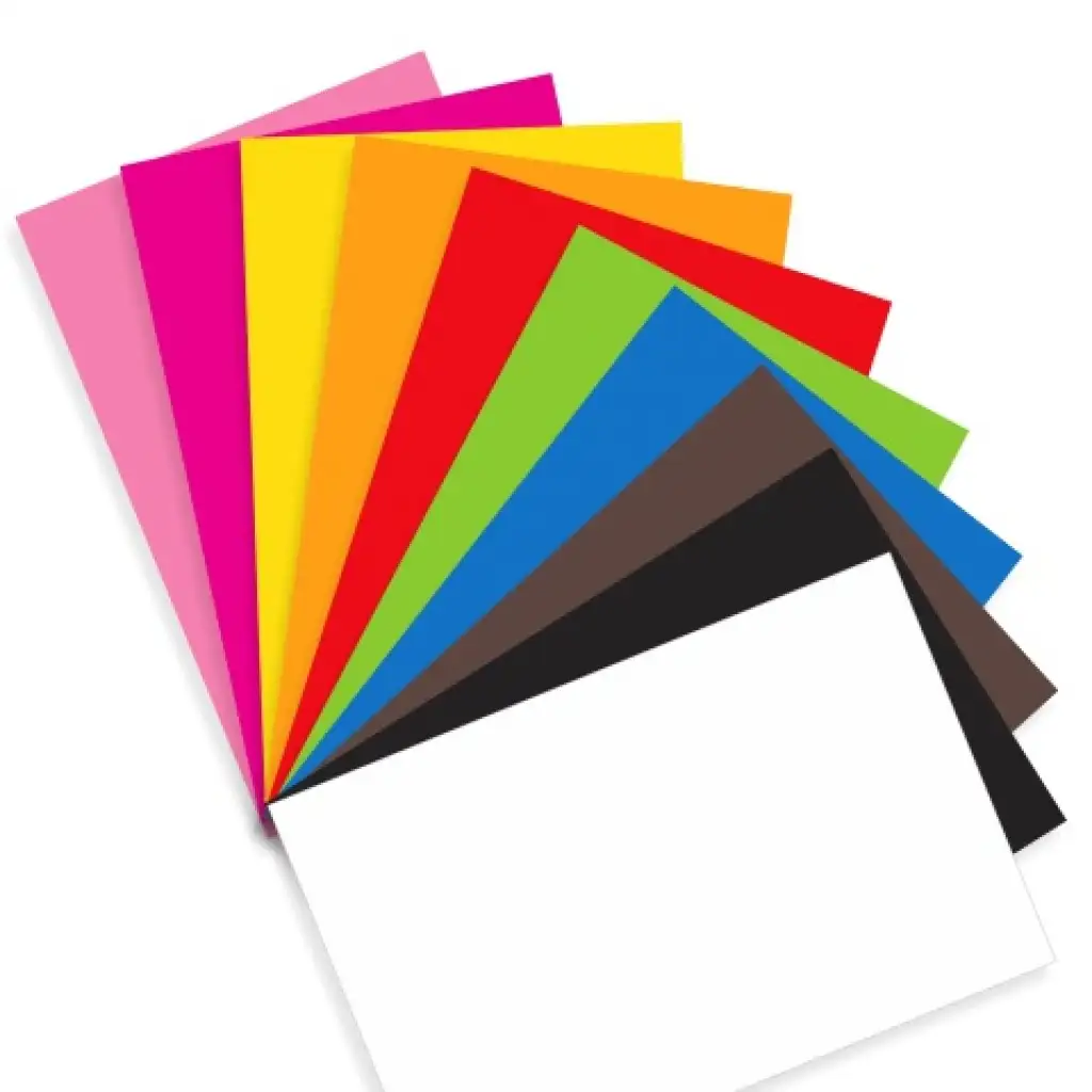 Dekorationskarton 10 Farben 35x25cm kép 2