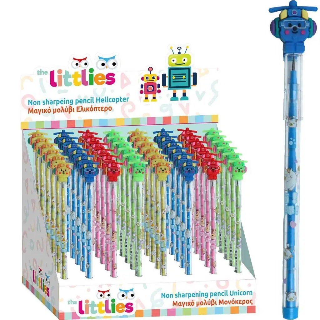 Luna: Die Littlies Druckbleistift mit Helikoptermotiv, verschiedene Ausführungen – 1 Stück
