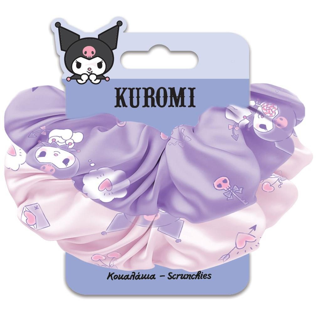 Luna: Kuromi 2db-os hajgumi scrunchies szett kép 1