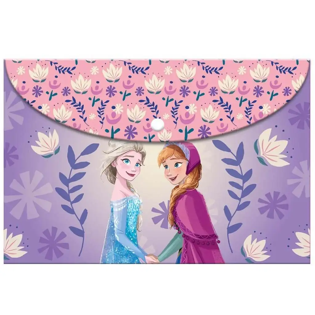 Luna: Magische A4-Mappe mit Druckknopfverschluss, Die Eiskönigin 2