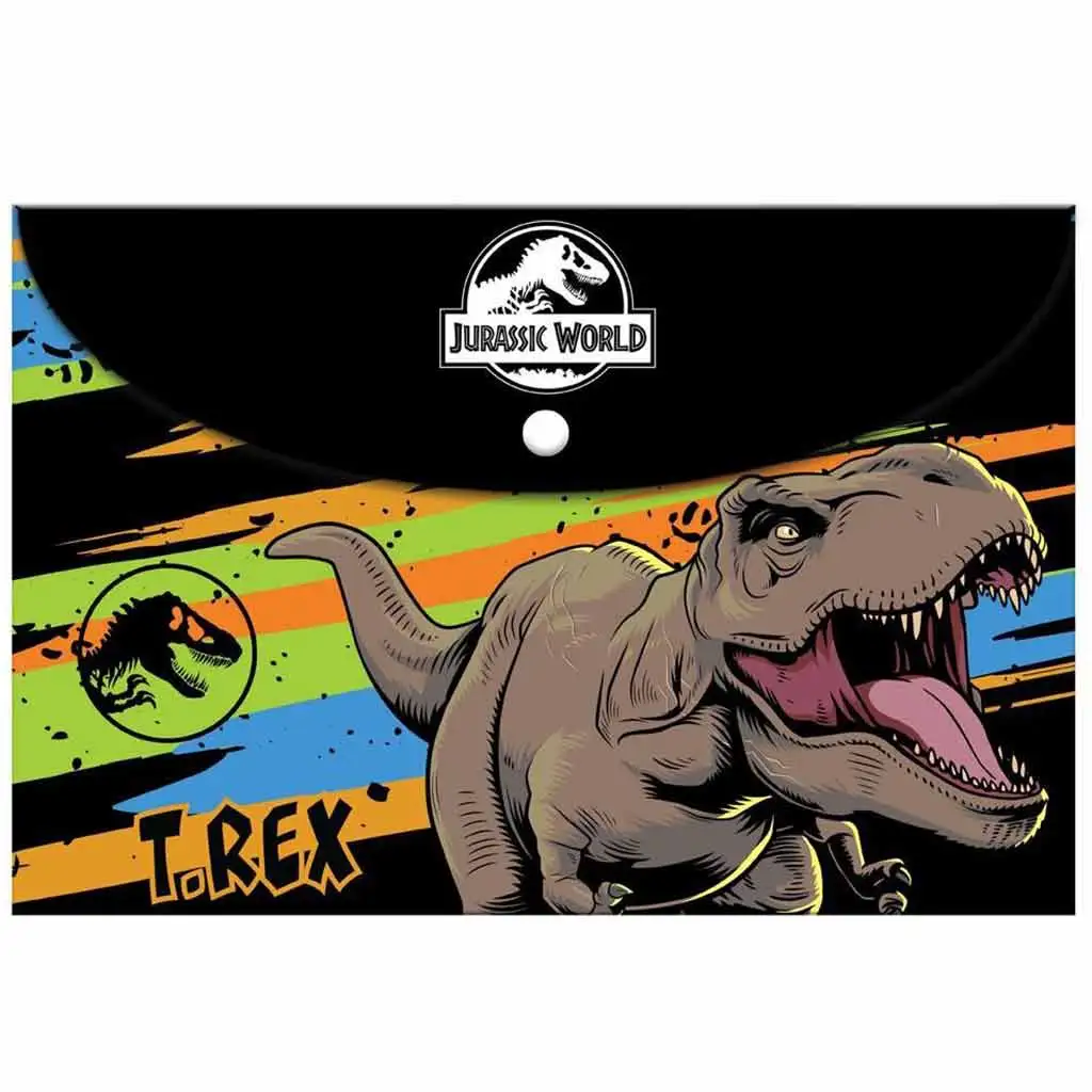 Luna: Jurassic World Druckknopf-Kunststoffmappe im A4-Format kép 1