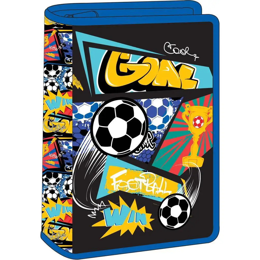 Luna: Muss Fußball-Klappetui, 1-stöckig, gefülltes Federmäppchen