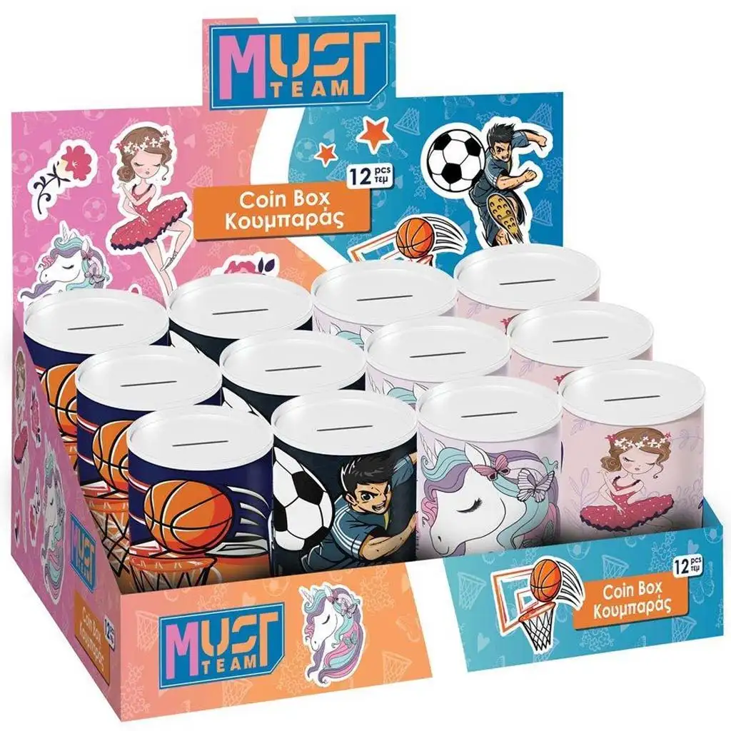 Luna: Metall-Dose mit Jungen- oder Mädchenmotiv, 10x15 cm, verschiedene Ausführungen, 1 Stück