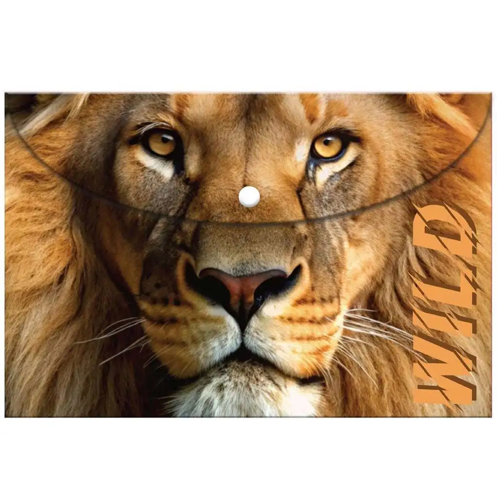 Luna: Muss A4-Ordner mit Druckknopf, Motiv Löwe