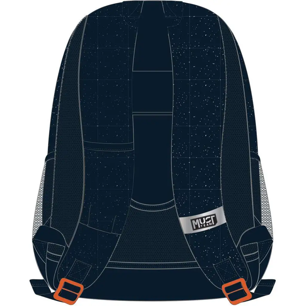 Luna: Must Team Astronaut abgerundeter Schulranzen mit 3 Fächern, Rucksack 32x18x43 cm kép 2