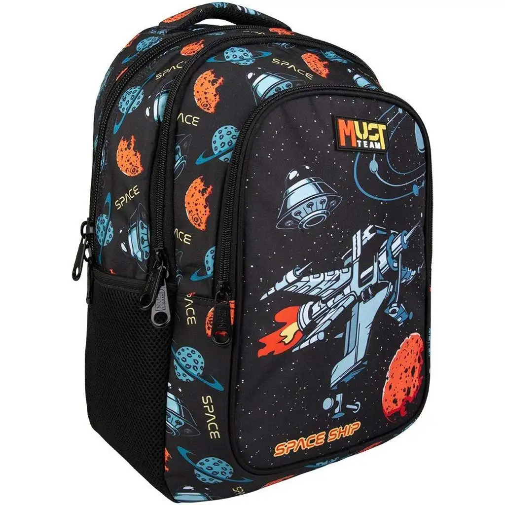 Luna: Must Team Xpression Astronaut 3-Fächer-Schulrucksack, Rucksack 32x18x43 cm