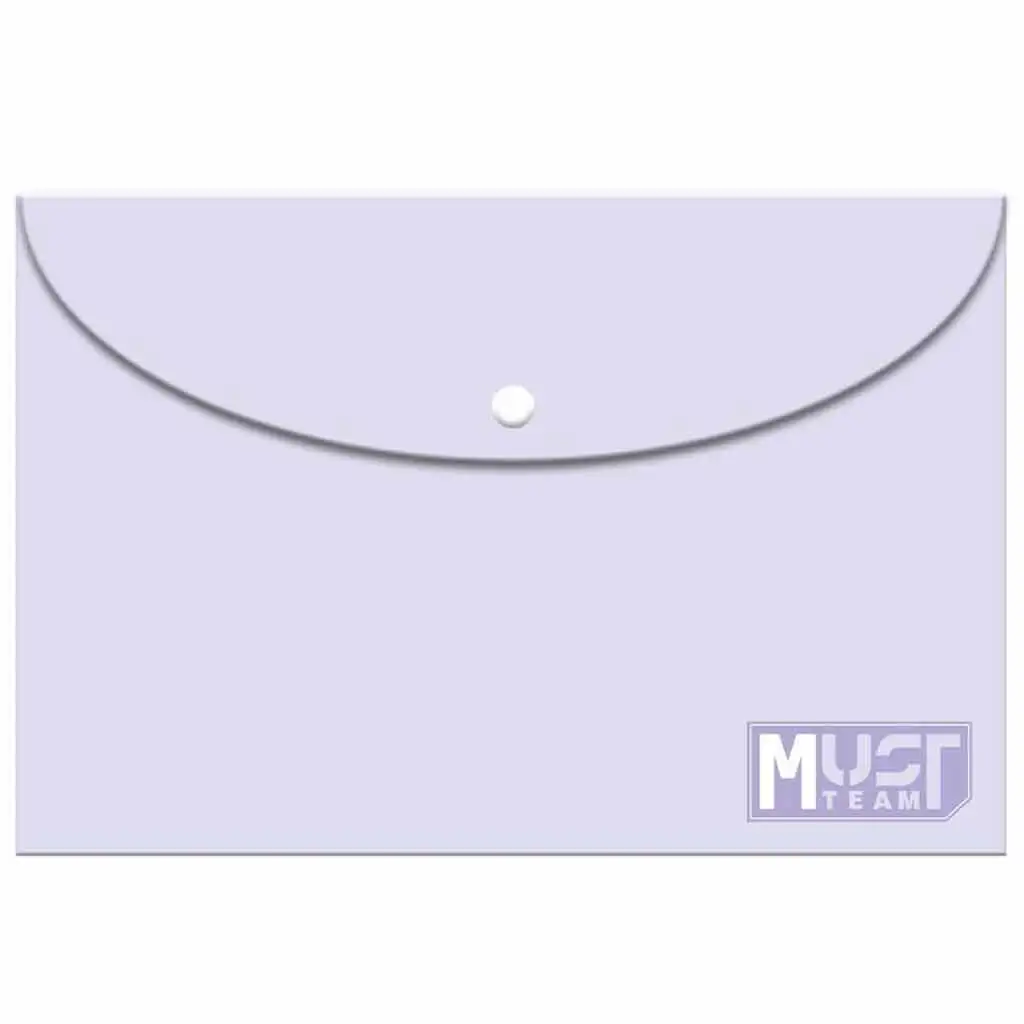 Luna: Pastelllila Kunststoff-Aktenmappe in A4-Größe