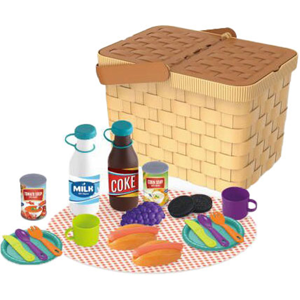 Luna: Picknick-Spielset im Korb, 25-teilig kép 2