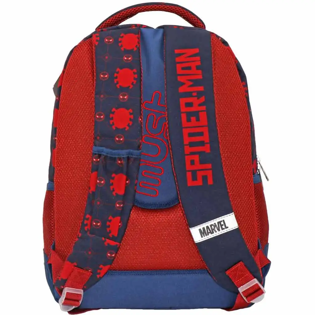 Luna: Spider-Man dreifach unterteilte Schultasche, Rucksack 32x18x43cm kép 2