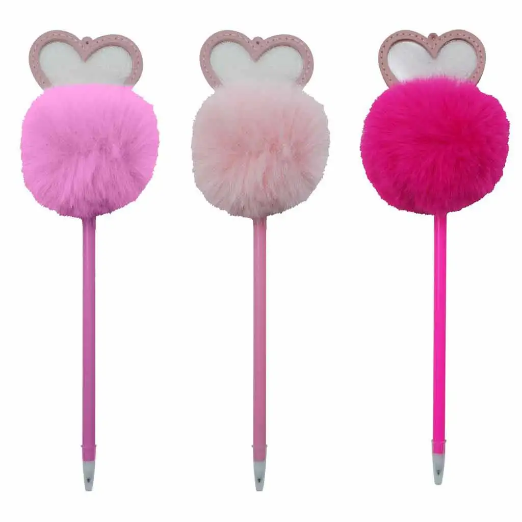 Luna: Pompon-Herzchen-Bleistift in verschiedenen Ausführungen 1 Stk kép 2