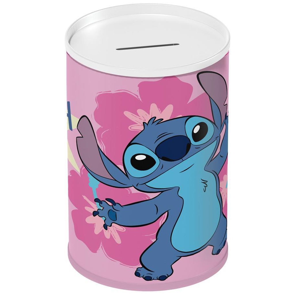 Luna: Disney Stitch mintás henger alakú fém persely 10x15 cm kép 1