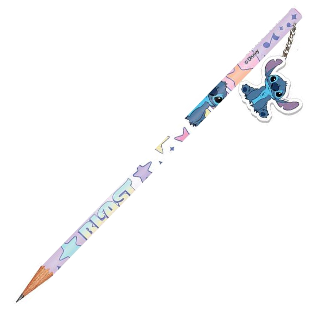 Luna: Lilo & Stitch Bleistift mit Radiergummi, mit Sternenmuster, in zwei verschiedenen Ausführungen, 1 Stück kép 2