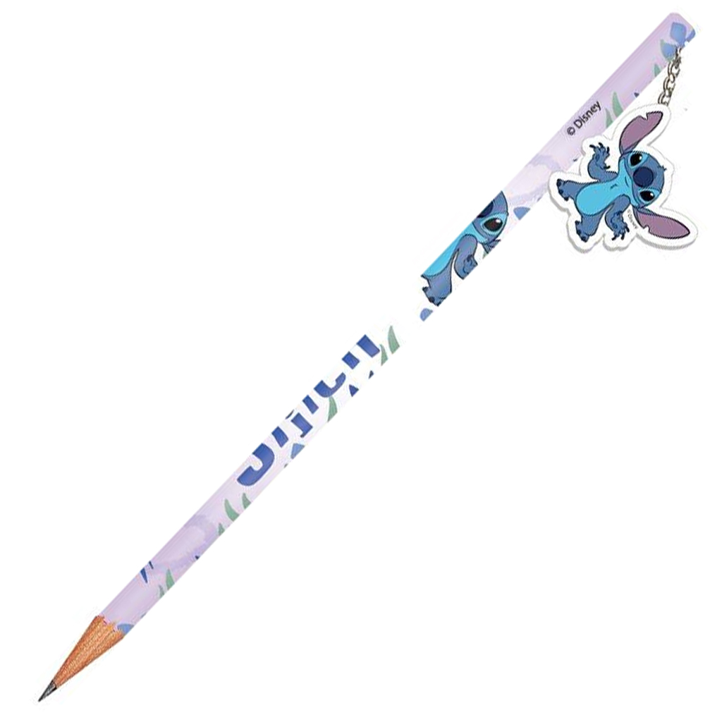 Luna: Lilo & Stitch Bleistift mit Radiergummi, mit Sternenmuster, in zwei verschiedenen Ausführungen, 1 Stück kép 3