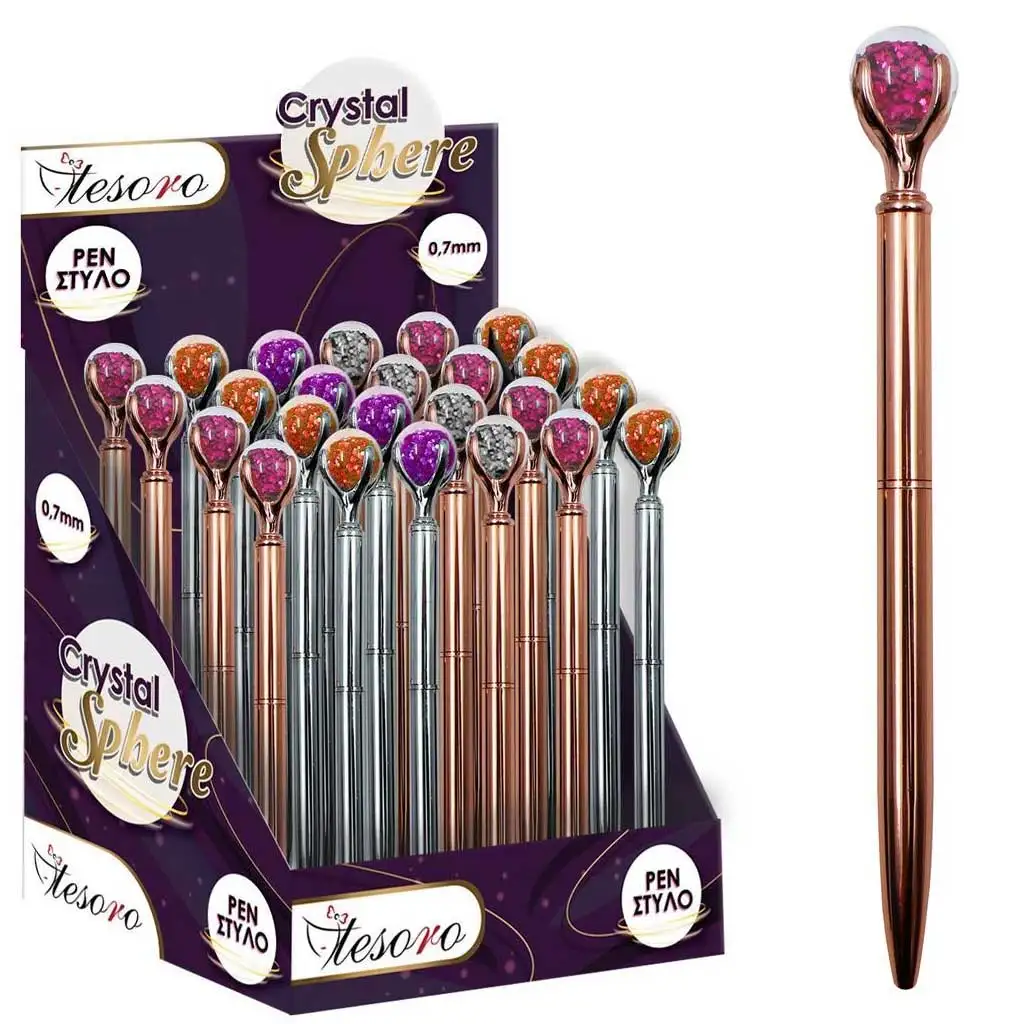Luna: Tesoro Kugelschreiber mit Kristallende in verschiedenen Ausführungen 1 Stk. kép 1