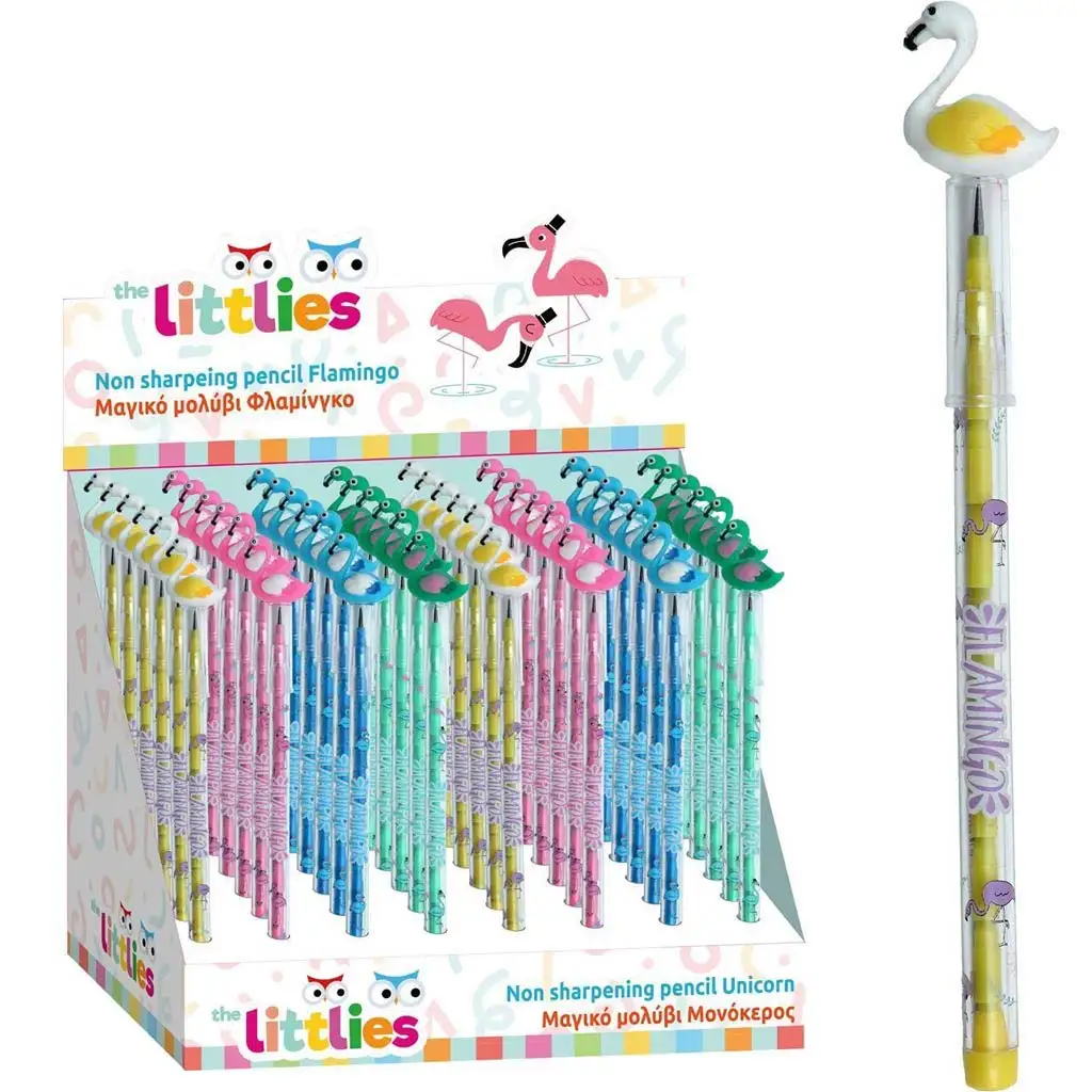 Luna: Die Littlies Druckbleistift mit Flamingo-Motiv, verschiedene Ausführungen – 1 Stück