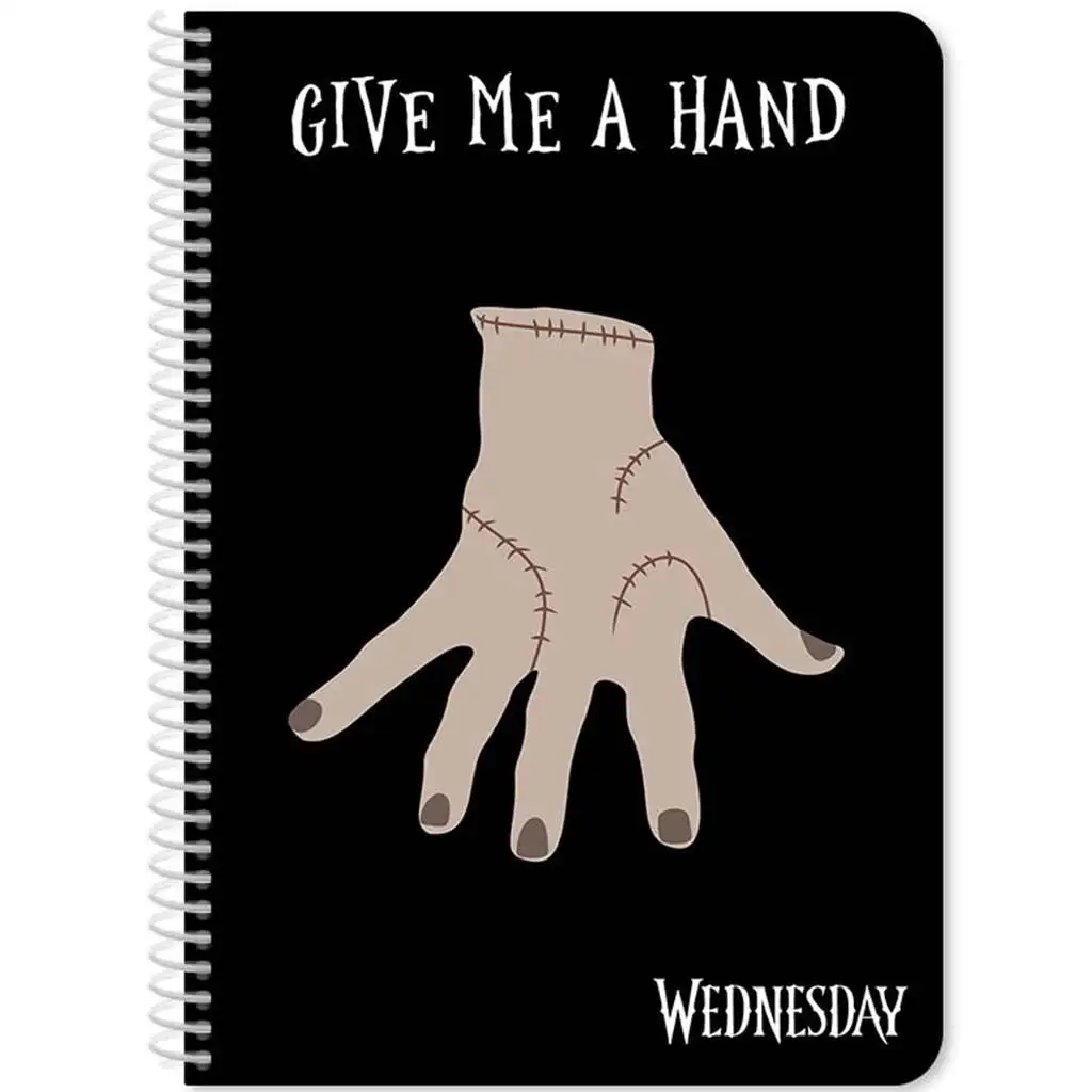 Wednesday liniert Spiralheft 60 Blatt 17x25cm in zwei Varianten 1 Stück kép 2