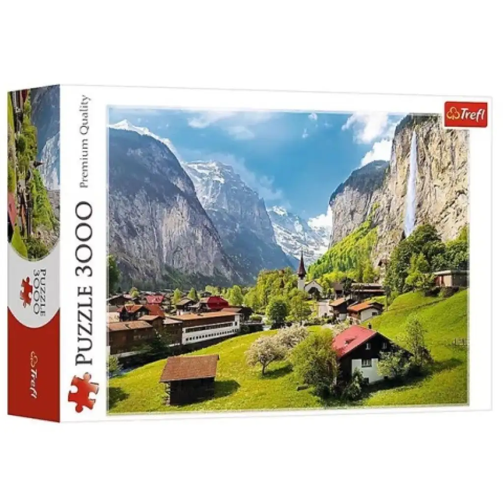 Lauterbrunnen, Schweiz 3000-teilige Puzzle - Trefl