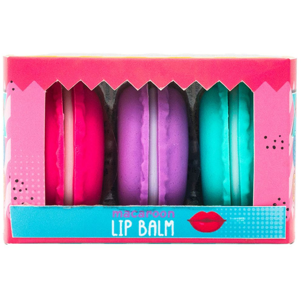 Canenco: Create It! Lippenbalsam im Macaron, 3 Stück