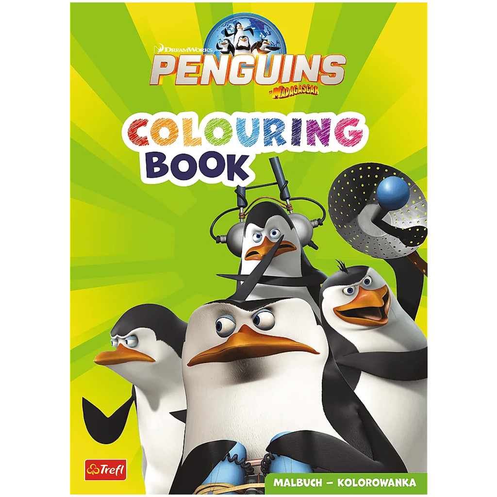 Madagaskars Pinguine Malbuch – Trefl
