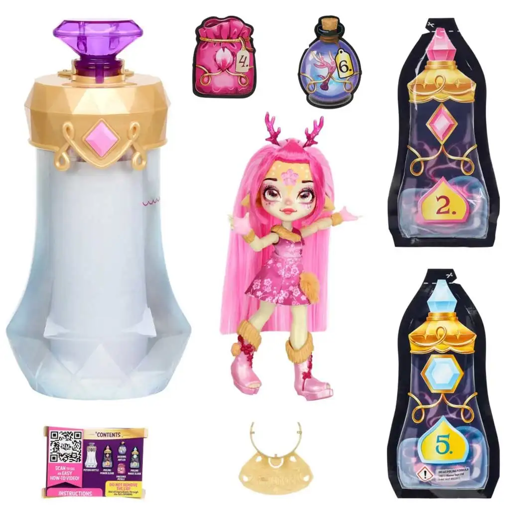 Magic Mixies: Pixlings Deerle Puppe mit kämmbaren Haaren kép 4