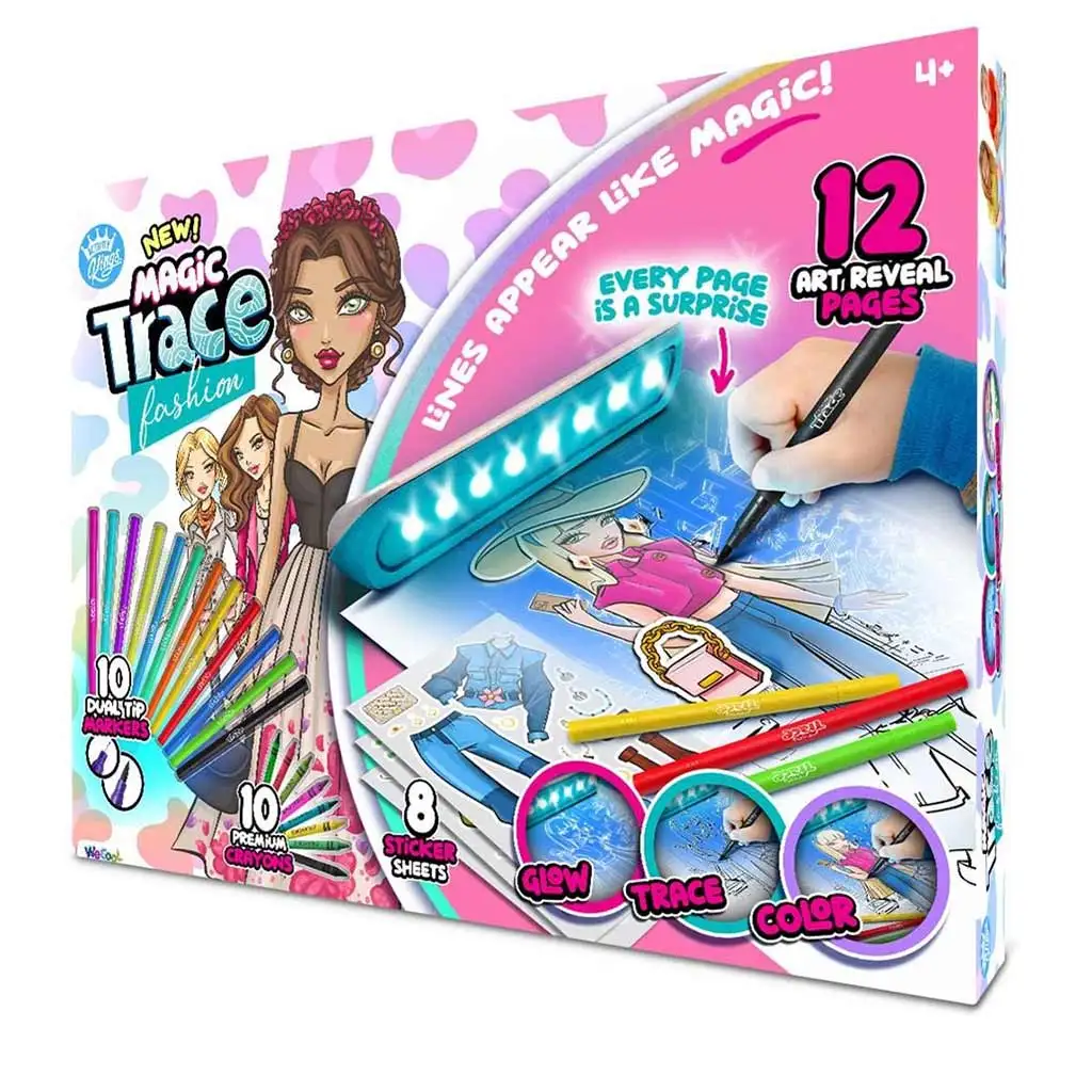 Magic Trace Studio: Strahlendes Zeichnen - Kreatives Modespielset kép 4