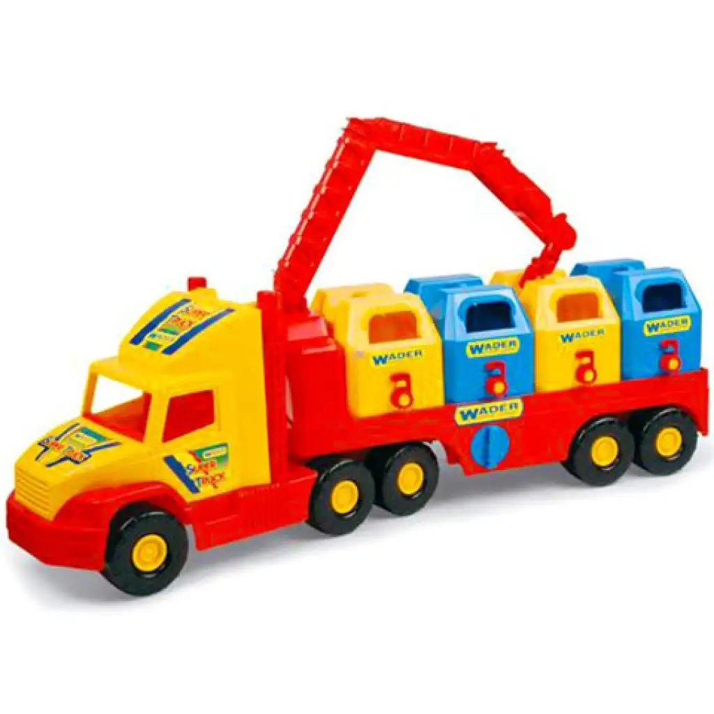 Magic Truck: Selektiver Müllwagen 80cm - Wader kép 2