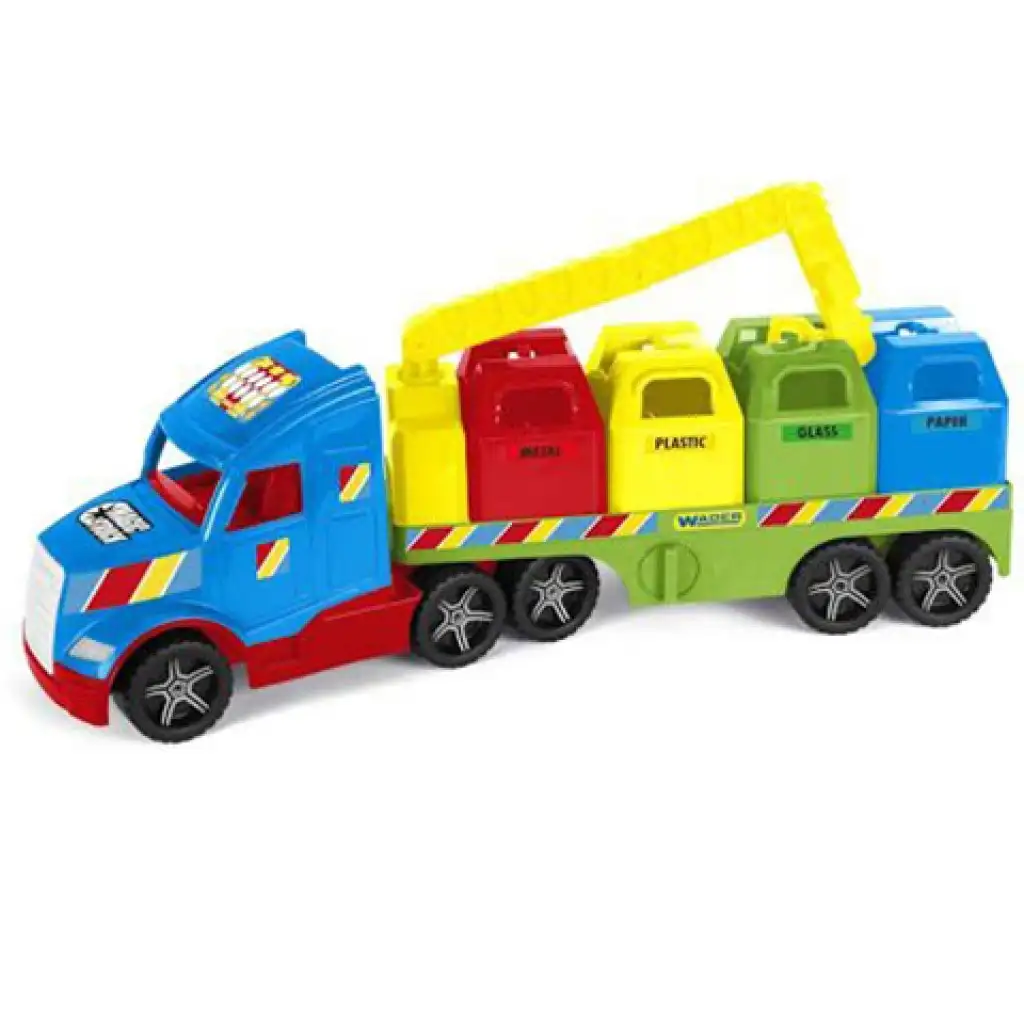 Magic Truck: Selektiver Müllwagen 80cm - Wader kép 3