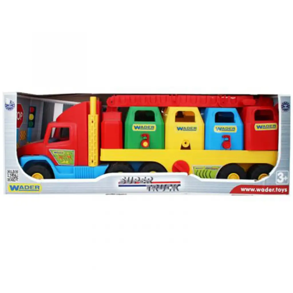 Magic Truck: Selektiver Müllwagen 80cm - Wader
