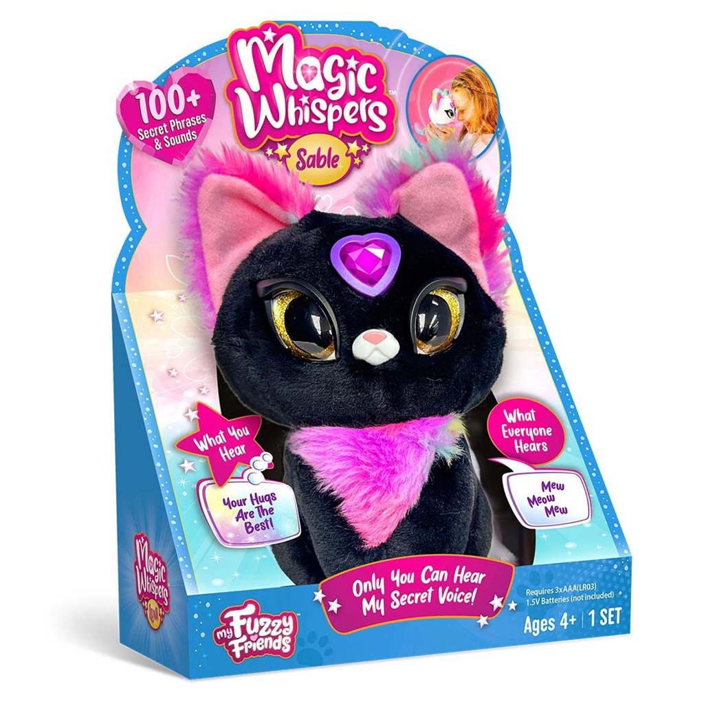 My Fuzzy Friends: Magic Whispers flüsterndes Plüschkätzchen - Sable