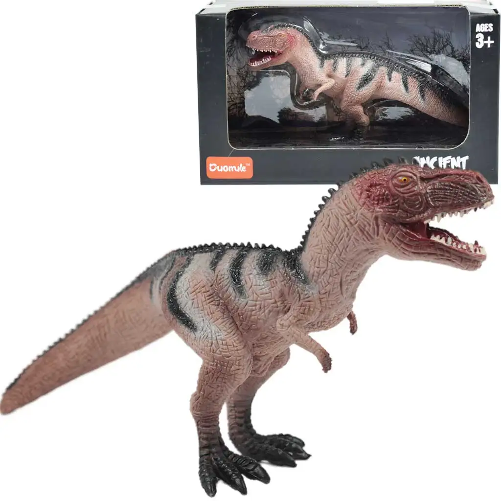 Dino World: Részletgazdagon kidolgozott 16cm-es Giganotosaurus dinoszaurusz figura díszcsomagolásban kép 1