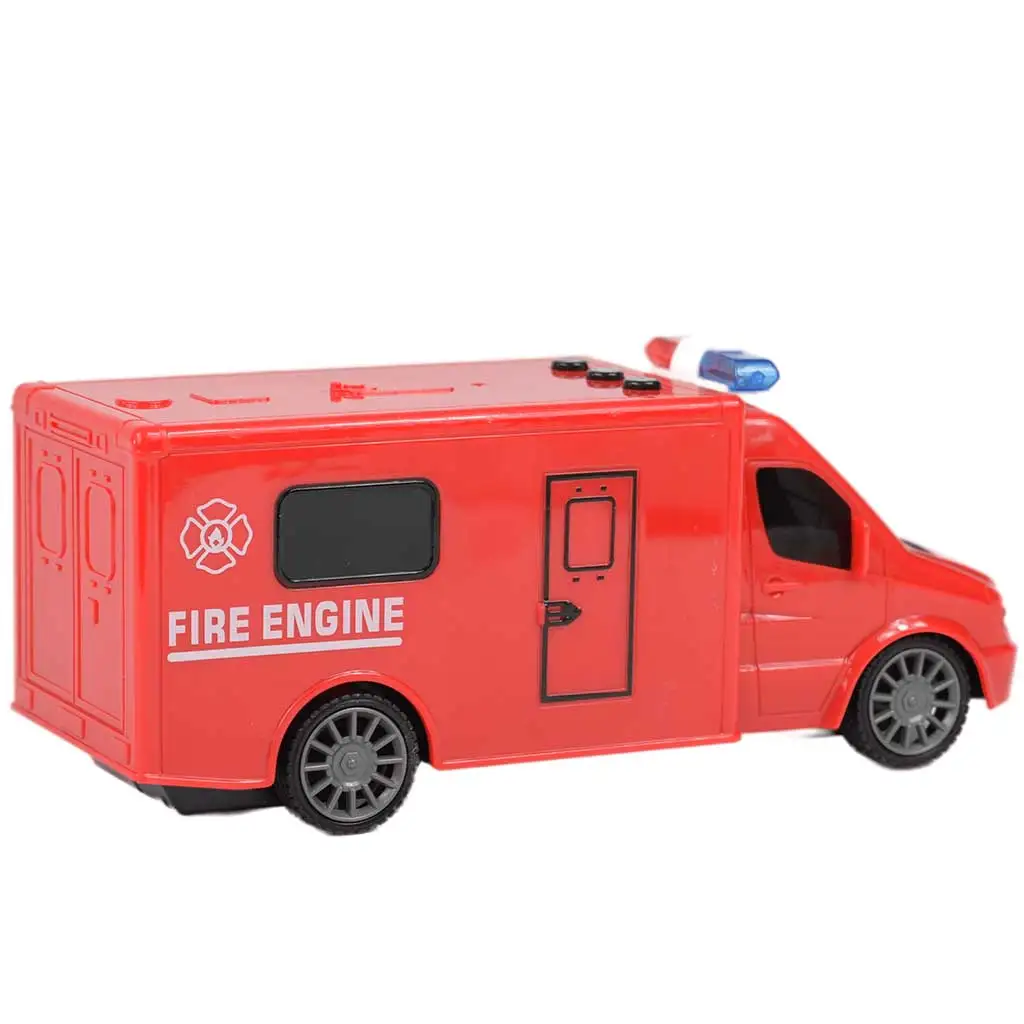 RC ferngesteuertes Feuerwehrauto Einsatzfahrzeug mit Lichteffekten 1/30 Maßstab 20cm kép 2