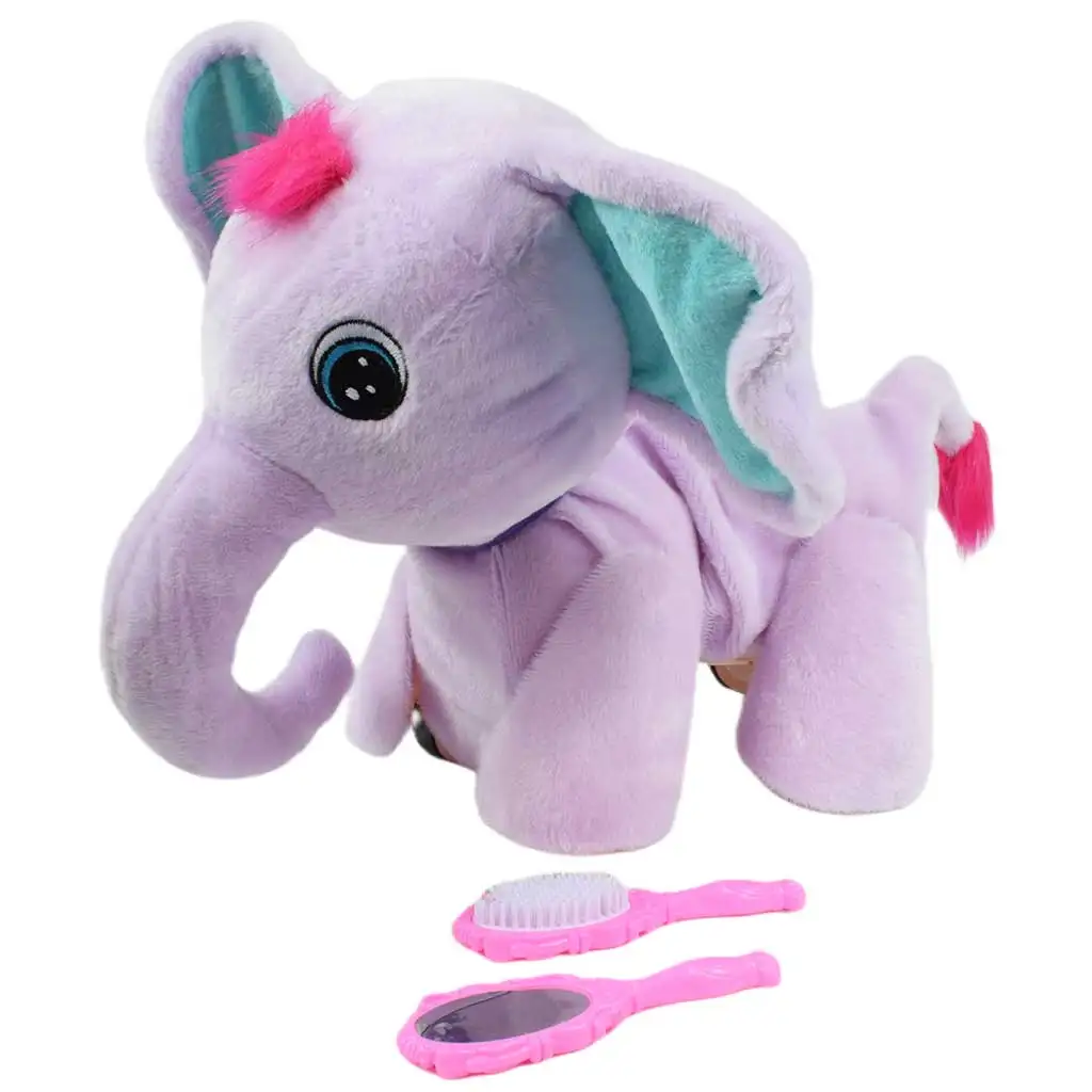 RC Cute Pet: Ferngesteuertes interaktives Plüschelefant mit Zubehör 2.4GHz 40cm kép 3