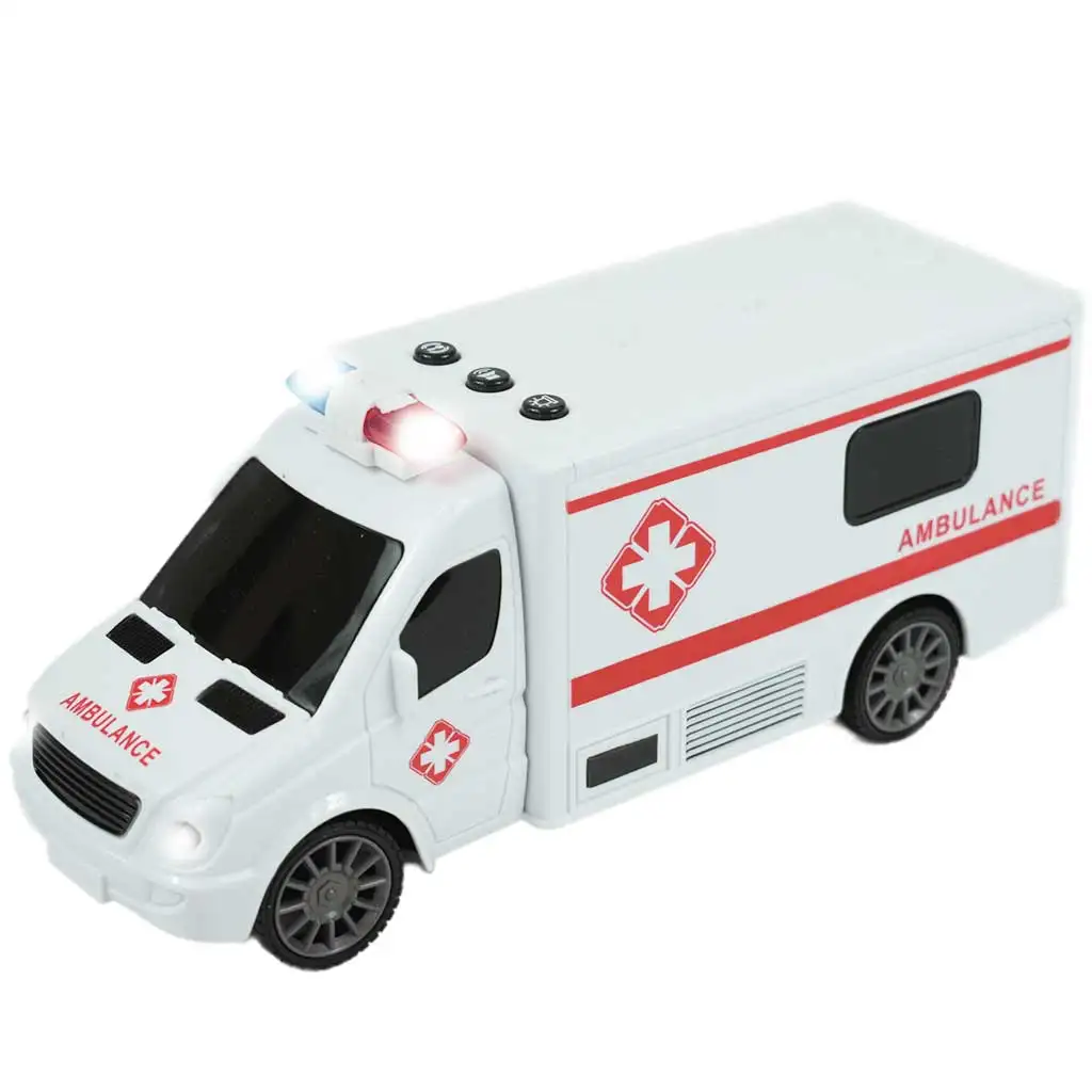 RC ferngesteuertes Rettungsfahrzeug mit Licht- und Soundeffekten, Maßstab 1:24, 20 cm kép 3