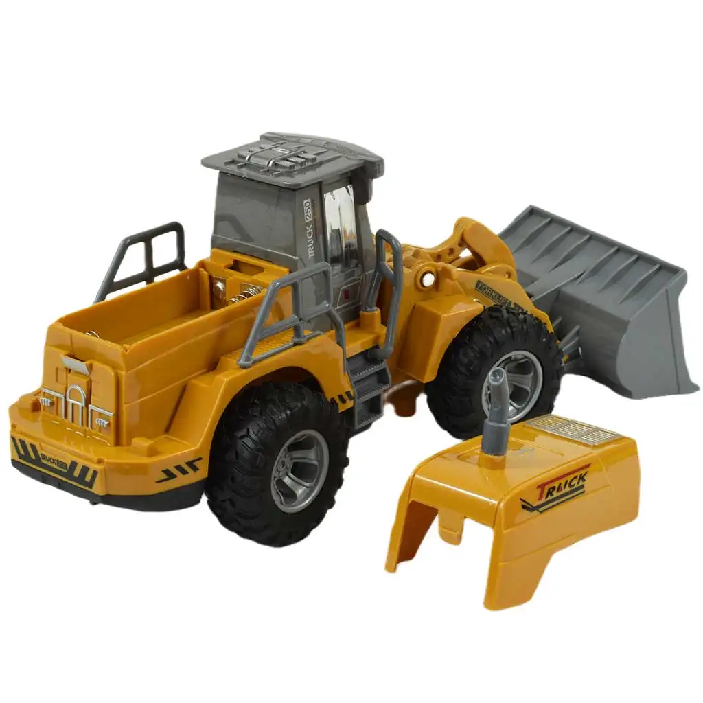 RC ferngesteuerter Bulldozer Arbeitsmaschine mit Lichteffekten 1/30 Maßstab 22cm kép 4