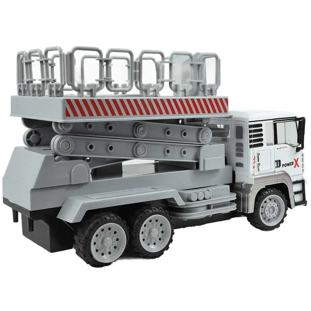 RC ferngesteuerter Metallkabinen-Hubarbeitsbühnen-LKW mit Lichteffekten 27MHz 1/12 Maßstab 32cm kép 2