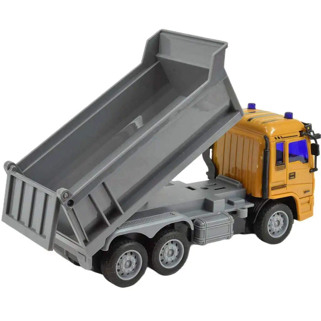RC ferngesteuerter Bau-LKW mit Lichteffekten 27MHz 20cm in verschiedenen Ausführungen 1 Stück kép 3