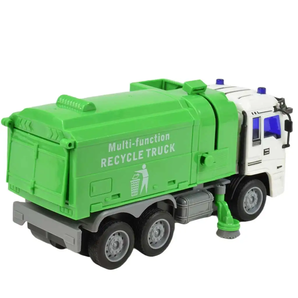 RC-Fernbedienung Müllabfuhr-LKW mit Lichteffekten 27MHz 20cm verschiedene Varianten 1 Stück kép 2