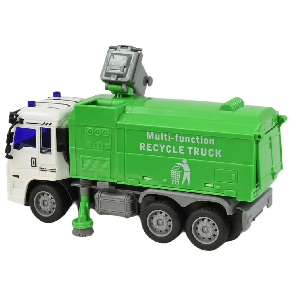 RC-Fernbedienung Müllabfuhr-LKW mit Lichteffekten 27MHz 20cm verschiedene Varianten 1 Stück kép 3