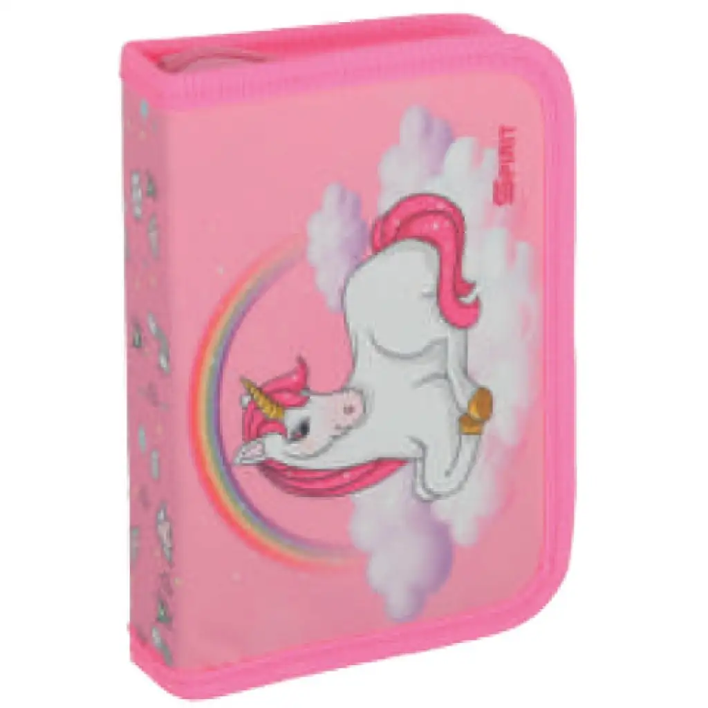Spirit: Mágikus unikornis kihajtható töltött tolltartó 60db-os kép 1