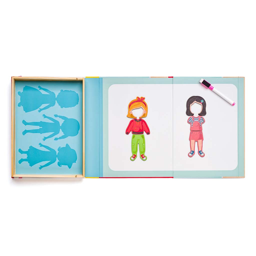 Magnetisches Puzzle in der Box - Modesalon - Woodyland kép 3