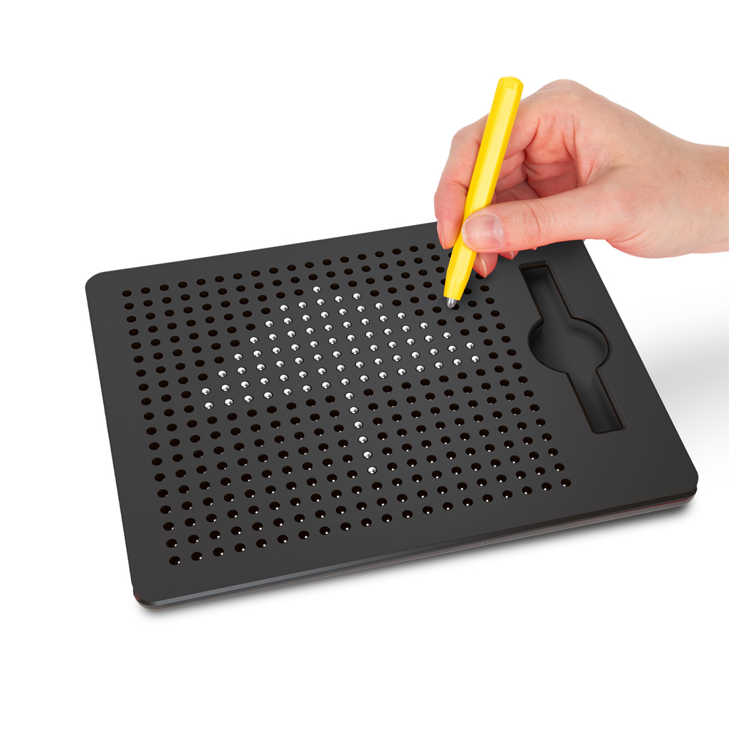 Magnetische Zeichentafel mit Kugeln und Stift. kép 2