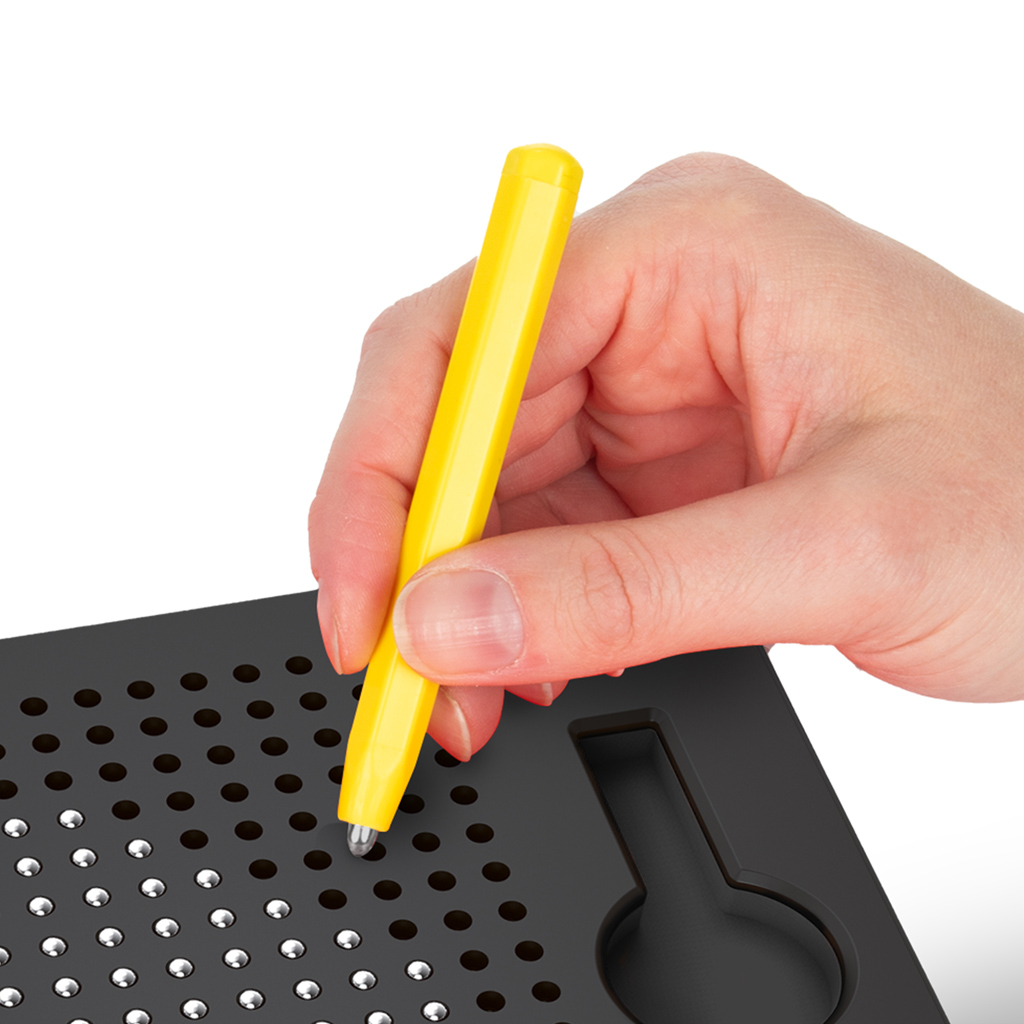 Magnetische Zeichentafel mit Kugeln und Stift. kép 4