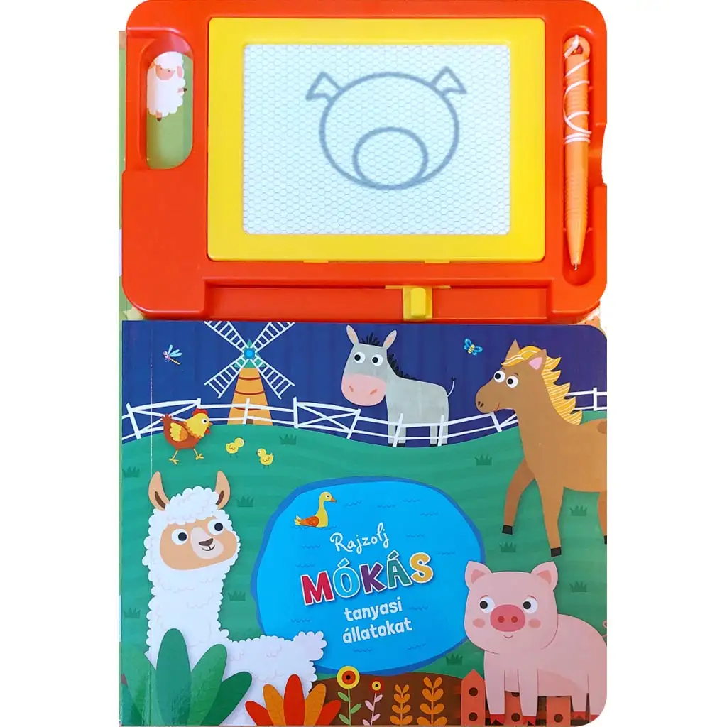 Magnettafel - Zeichne lustige Bauernhoftiere kép 2