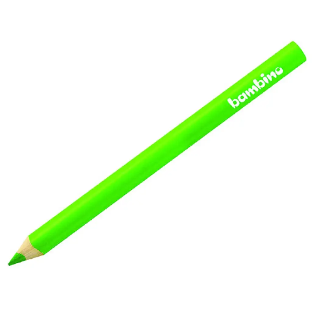 Bambino: Dicke Buntstift in Hellgrün 1 Stück